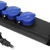 Caja de mesa Enzo Chacon SWD IP44 4V negra con válvula 3x1.5qmm 3m 6871970