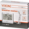 Enzo chacon weerstation met draadloze buitensensor+barometer kleur 8150190