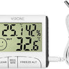Enzo chacon weerstation met draadloze buitensensor+barometer kleur 8150190