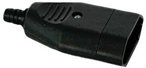 Enzo contra enchufe de baja corriente negro 6141510