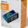 Enzo denver wekkerradio met weerstation led zwart 8140240