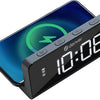 Enzo denver wekkerradio met weerstation led zwart 8140240