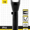 Torcia led Enzo Entac 1w alluminio nero 1xaa 5700110