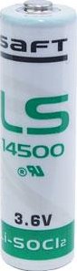SAFT Li-Socl2 LS14500 CFG 3,6 V Batteria AA 2.6AH
