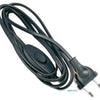 Enzo euro cord 2x0,75 interruttore nero 2 metri 1065220