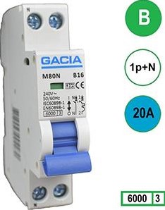 Installazione automatica Enzo Gacia 20a. carrello b 2p gacia - 4517812