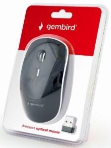 Enzo gembird mini ratón óptico inalámbrico blanco negro 9510042