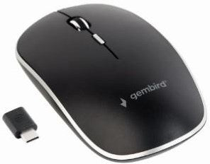 Enzo gembird ratón óptico inalámbrico usb blanco negro 9510043