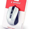 Enzo gembird optische muis usb zwart zilver 9510013