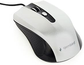 Mouse ottico Enzo Gembird USB nero argento 9510013