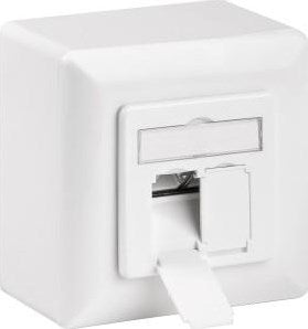 Enzo goobay cat6 in opbouw doos 2x utp wit - 2575300