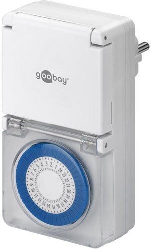 Enzo goobay timer programma giornaliero scatola IP44 antispruzzo - 8364210