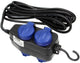 Ngk enzo haoppeling negro ip44 h05 3x1.5qmm 5m 4v con válvula | cordón de goma 6871980