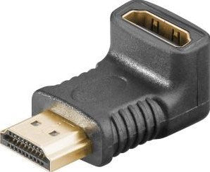 Enzo Adaptador HDMI ángulo recto 270 grados dorado 7580696