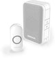 Enzo honeywell dc311n draadloze deurbel - deurbelset - draagbaar - wit