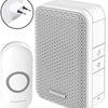 Timbre inalámbrico enchufable Enzo Honeywell con pulsador 100m - 8421030