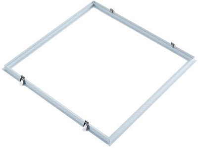 Cornice di montaggio Enzo | per pannello LED 60x60cm | bianco | sistema a clic - 5417889