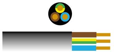 Enzo kabel h07 neopreenkabel 3x2,50 qmm nwpk - 1232262