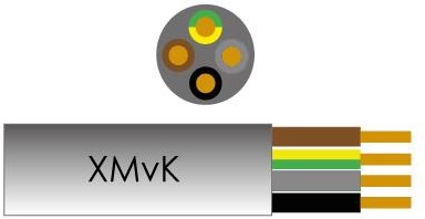 Cable Enzo xmvk 4x2,50 qmm rollo 100m - 1253924