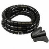 Juego de cables Enzo de 2 metros y 16 mm, negro - 4137400
