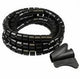 Juego de cables Enzo 2 metros 22 mm negro 4137415