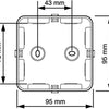 Caja de cable Enzo attema ak1 | + 3 prensaestopas m20 ip65 negro - 4034021