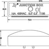 Enzo kabelkoppeling | ip20 zwart met 2 polige connector - 4016560