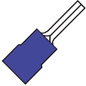 Enzo perno capocorda blu 4433420