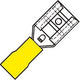 Enzo terminal de cable conector plano hembra amarillo 6,3x0,8mm - 4433620