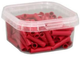 Enzo terminal de cable conector plano macho rojo 6,3x0,8mm - 4433010