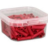 Enzo capocorda spina piatta maschio+femmina rosso 6,3x0,8mm - 4433040