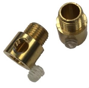 Nipplo di serraggio Enzo m filetto maschio in ottone per pezzo 6551831