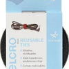 Enzo velcro negro rollo 5 metros largo 10mm ancho 4100250