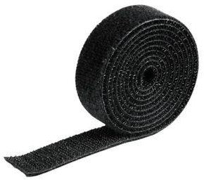 Enzo velcro negro rollo 5 metros largo 10mm ancho 4100250