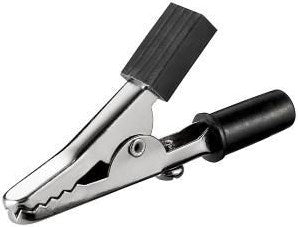 Enzo crocodile clip insulated clear mouth black 7094003