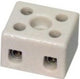 Bloque de terminales Enzo porcelana 6 mm2 2 polos 4041800