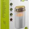 Enzo led rouwlicht | 12cm met timer | wit (excl. 2xc batterij) | herinneringslicht | graflicht | rouwlicht - 5099412