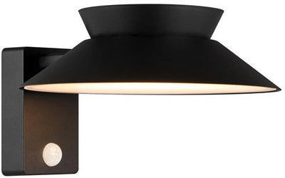 Lampada da parete solare LED Enzo | justina 5w 3000k nero ip44 - 4802824