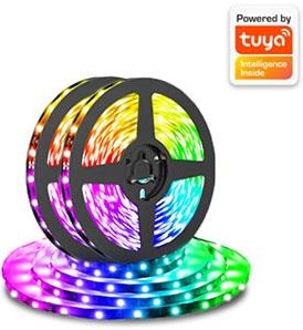 Striscia LED Enzo flessibile. set bianco caldo 2 metri completo LED1092