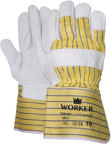 Guantes de trabajo de piel Enzo cat.2 talla 10 - 11124200