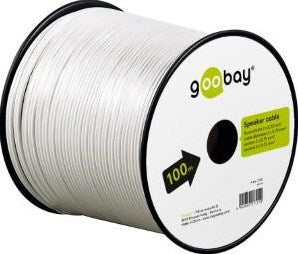 Cavo per altoparlanti Enzo 2 x 0,75 qmm bianco - 1394527