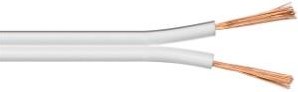 Cavo per altoparlanti Enzo 2 x 0,75 qmm bianco - 1394527