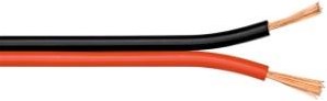 Cavo per altoparlanti Enzo 2 x 1,0 qmm rosso nero - 1394550