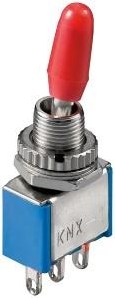 Enzo mini interruttore basculante 1p on-on cromato 7495313