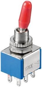 Enzo mini interruttore basculante 2p on-on cromato 7495315