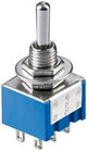 Enzo mini interruptor basculante 2p on-off-on cromado 7495325