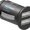 Enzo mobilize usb autolader 2400ma zwart + usb-c kabel 1m 9540128