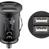 Enzo mobilize usb autolader 2400ma zwart + usb-c kabel 1m 9540128
