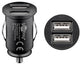 Enzo mobilize usb autolader 2400ma zwart + usb-c kabel 1m 9540128