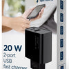 Enzo mobilize usb autolader 3100ma wit dual 9540150